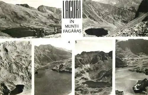 Romania Lacuri in Muntii Fagaras multi view