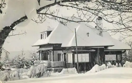 Romania Poiana Brasov Casa de Odihna peisaj de iarna