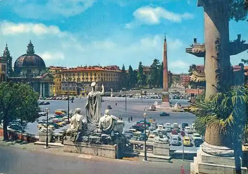 Italy Rome Piazza del Popolo 1972