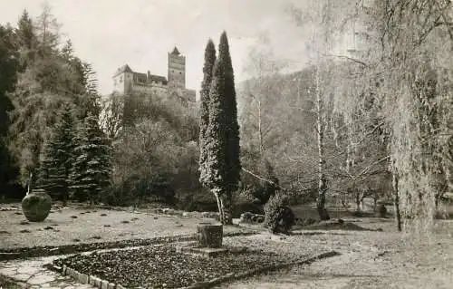 Romania Bran vedere din parcul castelului