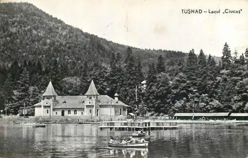 Romania Tusnad Lacul "Ciucas" plimbare cu barca pe lac