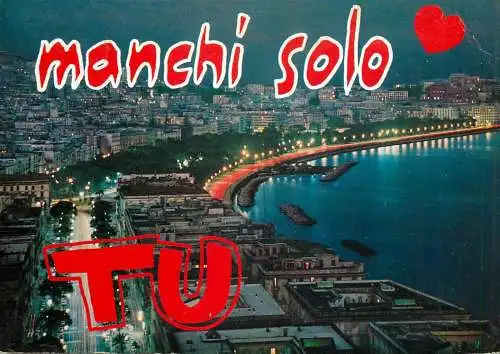 Italy Naples 1987 coast scene manchi solo Tu