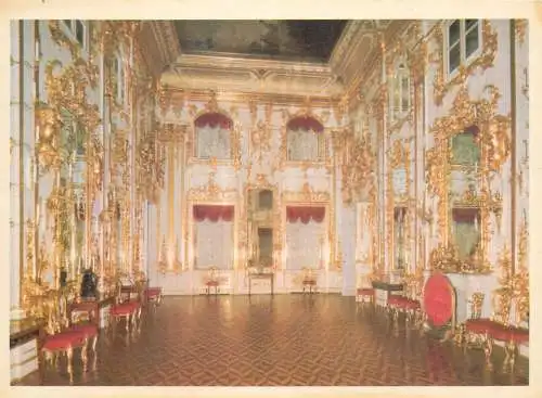 Russia Petrodvorets the great palace the audience hall