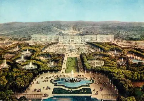 France Paris Versailles chateau parc