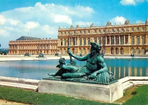 France Paris Versailles Water parterre and the palace