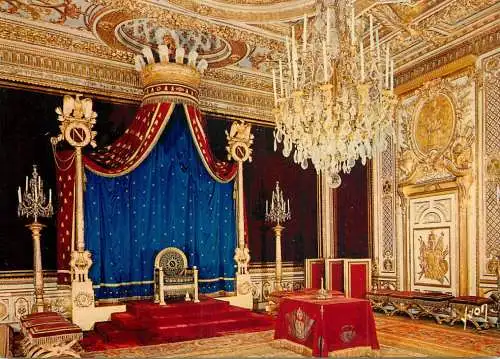 France Seine et Marne > chateau de Fontainebleau throne room