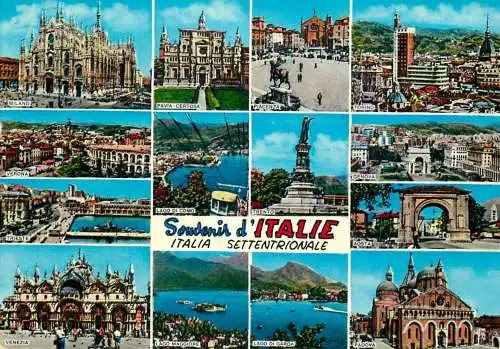 Italy souvenir landmarks