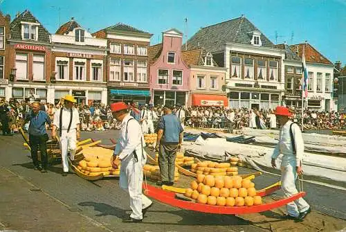 Netherlands Holland cheese marker Alkmaar 1979