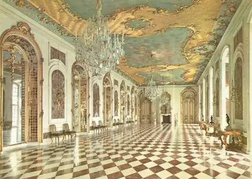 Germany Potsdam Sanssouci palace marble hall