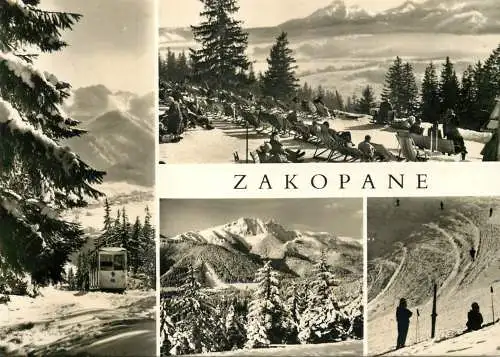Poland Zakopane multi view winter aspects