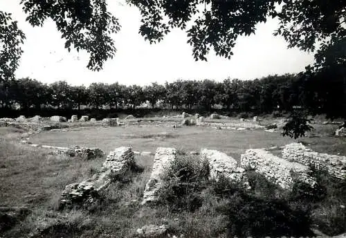 Hungary Budapest Aquincum amphitheatre ruins