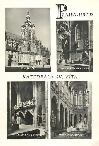 Czech Republic Prague Castle & St Vitus Cathedral multi view