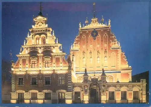 Latvia Riga the Blackheads house