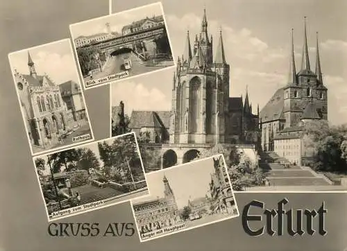 Germany Gruss aus Erfurt multi view