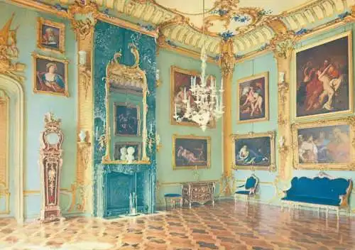 Germany Potsdam Sanssouci new palace blue apartment