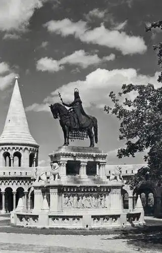 Hungary Budapest Fisher's Bastion & St Stephen's Monument