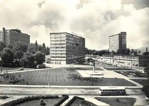 Czech Republic Gottwaldov Zlin Hotel Moskva, Department store & Market hall
