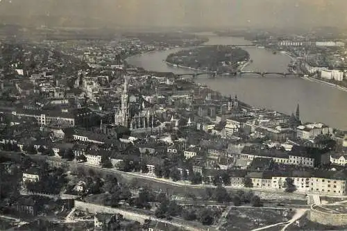 Hungary Budapest panoramic view of Buda