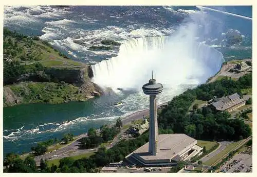 Canada Niagara Falls aerial Ontario observation tower Skylon