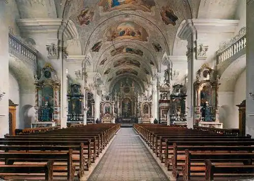 Switzerland Engelberg klosterkirche des Benediktinerstiftes