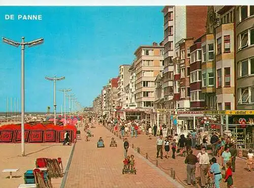 Belgium De Panne digue et plage