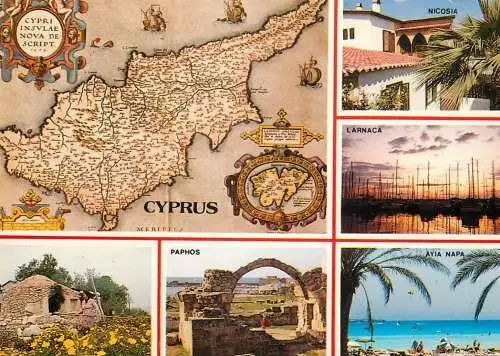 Cyprus several views & map