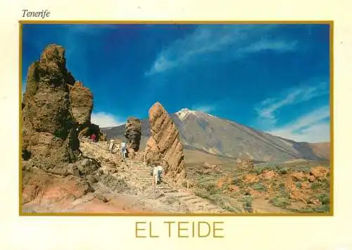 Spain Islas Canarias Tenerife El Teide &  Roque Cinehado