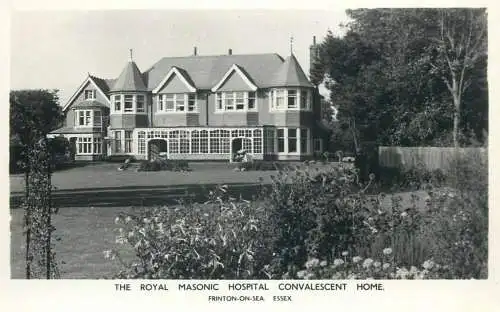 Royal Masonic Hospital Convalescent Home Frinton on Sea real photo postcard
