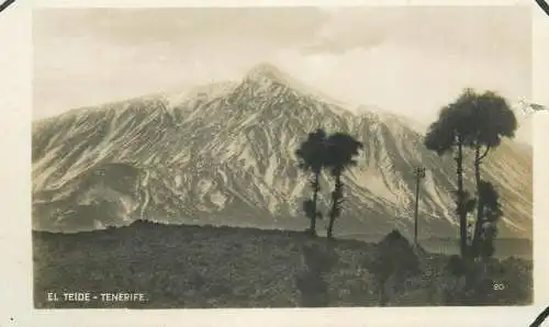 Tenerife Carte Photo du Volcan El Teide