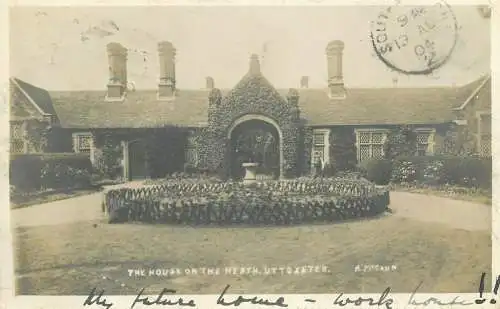 UTTOXETER Staffordshire the house on the heath 1904