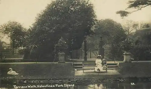 Ilford Valentines Park terrace walk