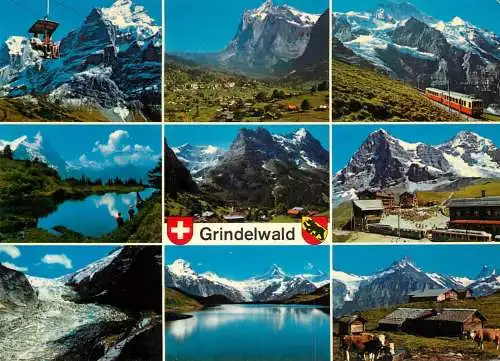 Switzerland Grindelwald Firstbahn Wetterhorn Jungfraubahn