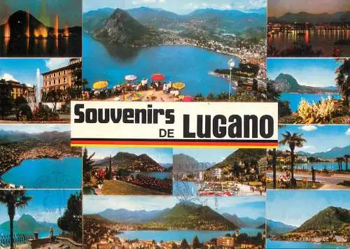 Switzerland Lugano lake view