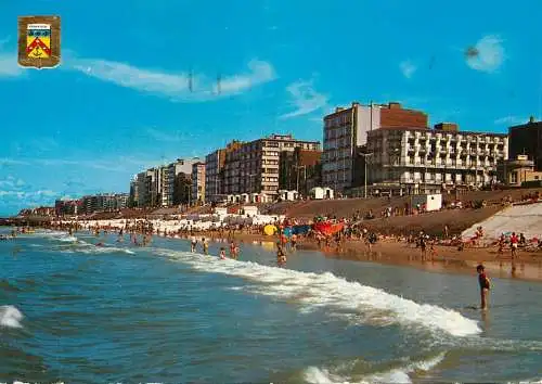 Belgium Knokke Zoute beach and promenade