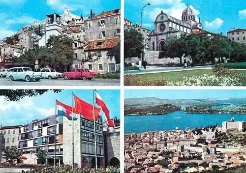 Croatia Šibenik city landmarks