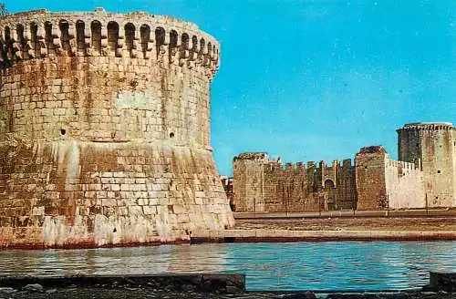 Croatia Trogir citadel and harbour