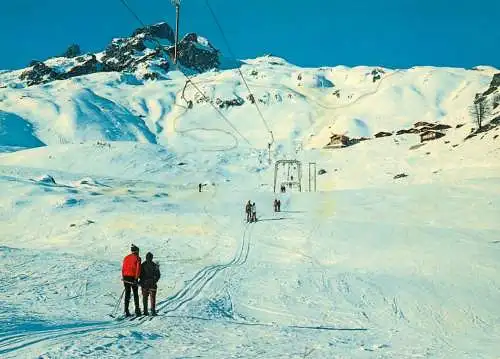 Switzerland Skigebiet Lotschental Wallis Holz