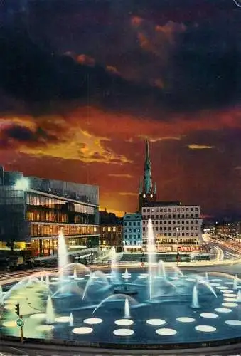 Sweden Stockholm Sergels Torg med kulturhuset