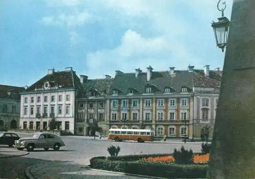 Poland Warszawa new town market place