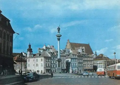 Poland Warszawa public square castle