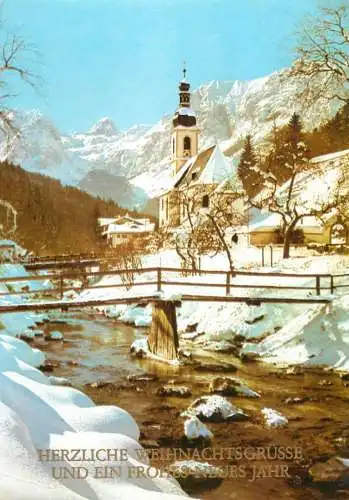 Germany winter landscape Herzliche Weihnachtsgrusse
