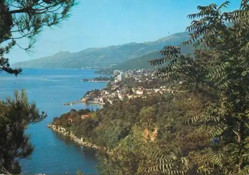 Croatia Opatija coast scene 1974