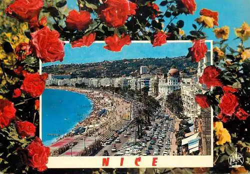 France Cote d'Azur promenade des Anglais 1974