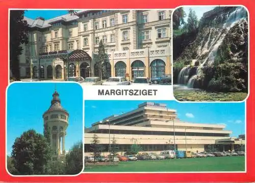 Hungary Margitsziget waterfall tower palace
