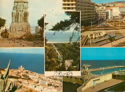 Algeria souvenir monuments and mosque scenes 1975