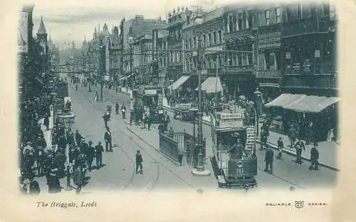 Leeds West Yorkshire Briggate Tramway 1903