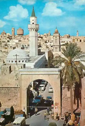 Libya Tripoli old city minaret mosque 1976