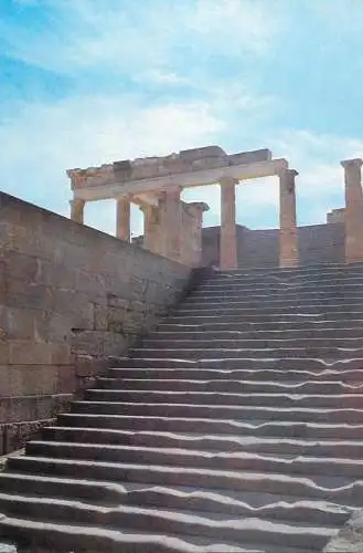Greece Lindos Acropole restored