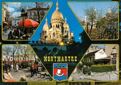 France Paris la basilique du Sacre Coeur de Montmartre