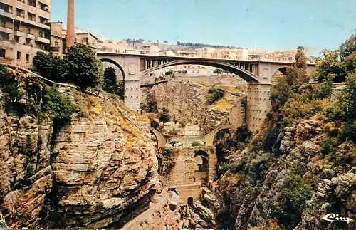Algeria Cities Constantine Pont d'El Kantara 1972